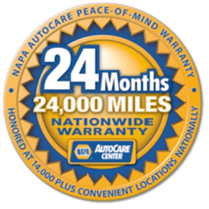 NAPA Nationwide Peace Of Mind Warranty